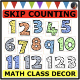MATH CLASSROOM DECOR Skip Counting Numbers Multiplication 