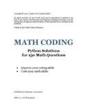 MATH CODING -Python Solutions for 150 Math Questions