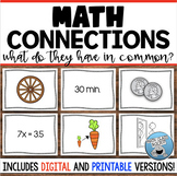 MATH CONNECTIONS MATCHING GAME DIGITAL AND PRINTABLE