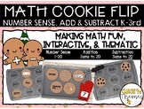 MATH COOKIE FLIP: NUMBER SENSE, SUBITIZING, ADDITION, SUBT