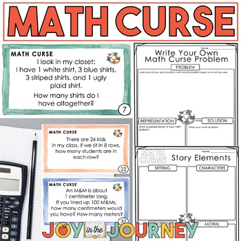 Preview of MATH CURSE Task Cards and Activity Packet