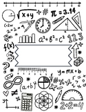 MATH Coloring Page | STEAM Binder Cover | MATH Algebra Cover