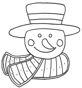 Math Create Your Own Problems Snowman Coloring Page By Rebecca Sims