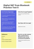 MATH Digital SAT from Bluebook Entire Practice Test 5 Screenshots