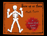 MATH FACTS** FALL AUTUMN HALLOWEEN ** BONE UP ON THESE MATH FACTS