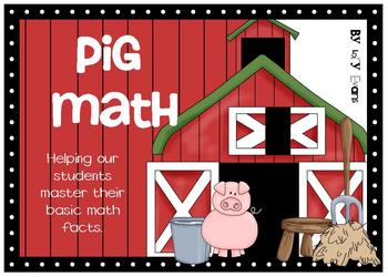 Preview of MATH FACTS timing- PIG Math