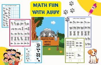Preview of MATH FUN WITH ABBY , activity math book