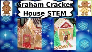 Preview of MATH Graham Cracker House STEM Project with Differentiation.