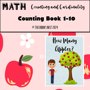 Preview of MATH How Many Apples? A Counting Adaptive Book 0-10