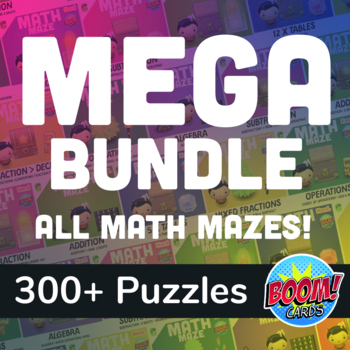Preview of MATH MAZE ULTIMATE BUNDLE