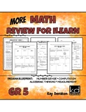 MATH: MORE Problems for Grade 5 ILEARN Review by Kay Davidson