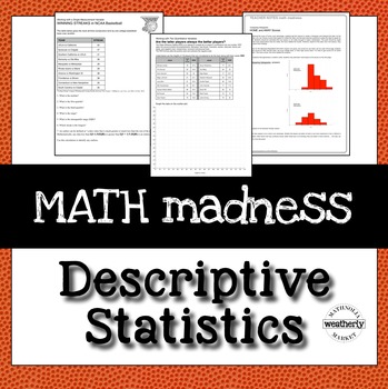 Preview of MATH Madness - Statistics with Basketball Data