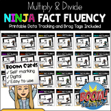 MATH NINJA: Multiply & Divide Fact Fluency: BOOM CARDS