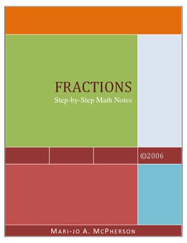 Preview of MATH NOTES: Fractions