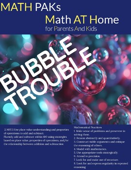 Preview of MATH PAK - Bubble Trouble