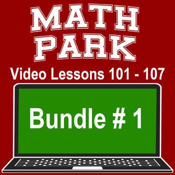 Preview of COMPLETE NUMBER SENSE BUNDLE #1 - MATH PARK VIDEO/EASEL LESSONS 101-107