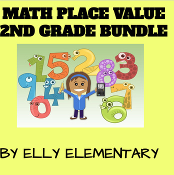 Preview of PLACE VALUE: 2ND GRADE: PROBLEMS/APPLICATIONS - 35 WORKSHEETS/ASSESSMENT