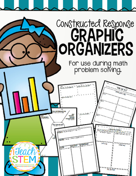 Preview of MATH Problem Solving Graphic Organizers - CCSS Constructed Response Math Tasks