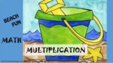 MATH REVIEW Multiplication GAME facts 5-9 GRADES 1 2 3 BEACH FUN