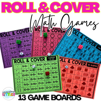 Preview of Math Games | Roll and Cover