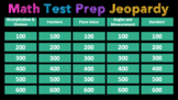TEST PREP JEOPARDY MATH (4TH GRADE)