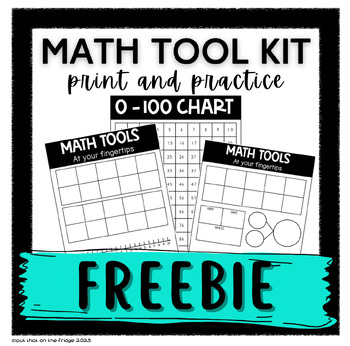 Preview of MATH TOOL KIT - FREEBIE