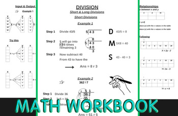 Preview of MATH WORKBOOK 8 - 14 YEARS Life Skills Activities