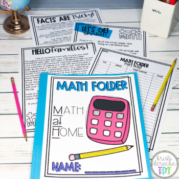 Preview of MATH folder- Multiplication Homework Log