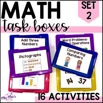 Preview of MATH task boxes {set two}