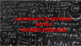 MATHEMATICS TOPICAL REVISION NOTES - WORKED EXCERCISES