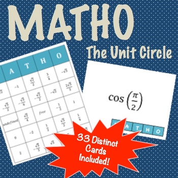 Preview of MATHO - The Unit Circle