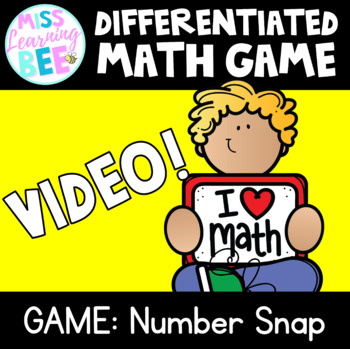 Preview of MATHS GAME VIDEO | NUMBER SNAP
