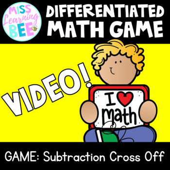 Preview of MATHS GAME VIDEO | SUBTRACTION CROSS OFF