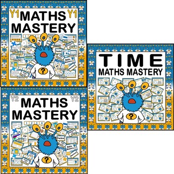 Preview of MATHS MASTERY YEAR 1 AND YEAR 2, AND TELLING TIME
