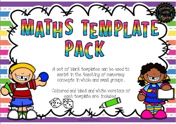 Preview of MATHS TEMPLATE PACK - FREE
