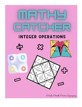 Preview of MATHY CATCHER_Integer Operations