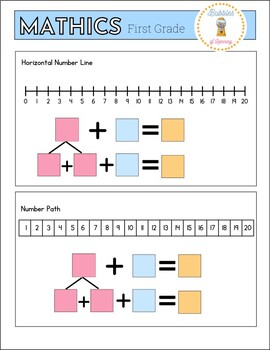 Preview of MATHics- First Grade