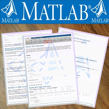 Preview of MATLAB programming complete Curriculum for Computer Science.