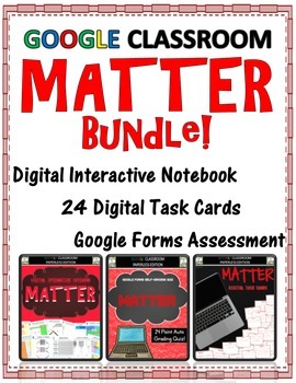 Preview of MATTER DIGITAL BUNDLE- Distance Learning