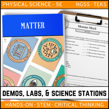 Preview of Matter - Demos, Labs, and Science Stations