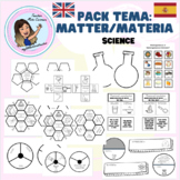 MATTER/MATERIA. TEMA COMPLETO. PACK ACTIVIDADES. INGLÉS Y 