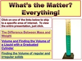 MATTER, WEIGHT, MASS & VOLUME- PowerPoint Lessons- part 2