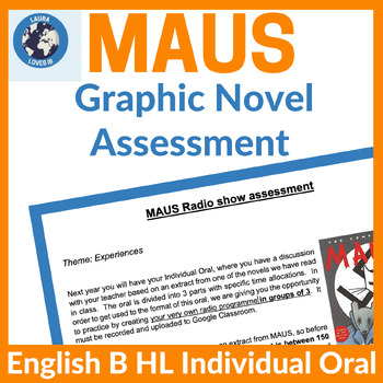 Preview of MAUS Graphic Novel Speaking Assessment: IB DP English B Individual Oral practice