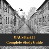 MAUS Part II Complete Study Guide **DIGITAL VERSION INCLUDED**