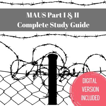 Preview of MAUS Part I & II Complete Study Guide **DIGITAL VERSION INCLUDED** Bundle