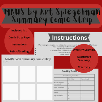 Preview of MAUS Summary Comic Strip