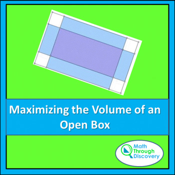 Preview of Alg 2 -  MAXIMIZING THE VOLUME OF AN OPEN BOX