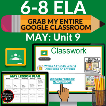 Preview of MAY END OF THE YEAR ACTIVITIES For Google Classroom Schoology Seesaw