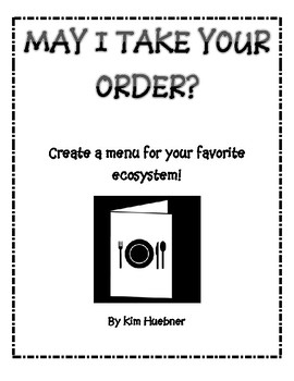 Preview of MAY I TAKE YOUR ORDER? ECOSYSTEM MENU MADNESS!