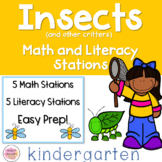 MAY-Insect Math and Literacy Stations
